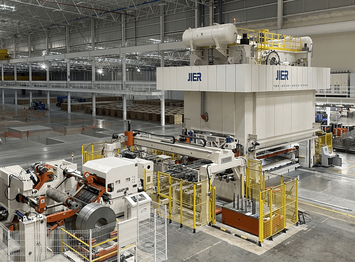 Multi-station composite production line